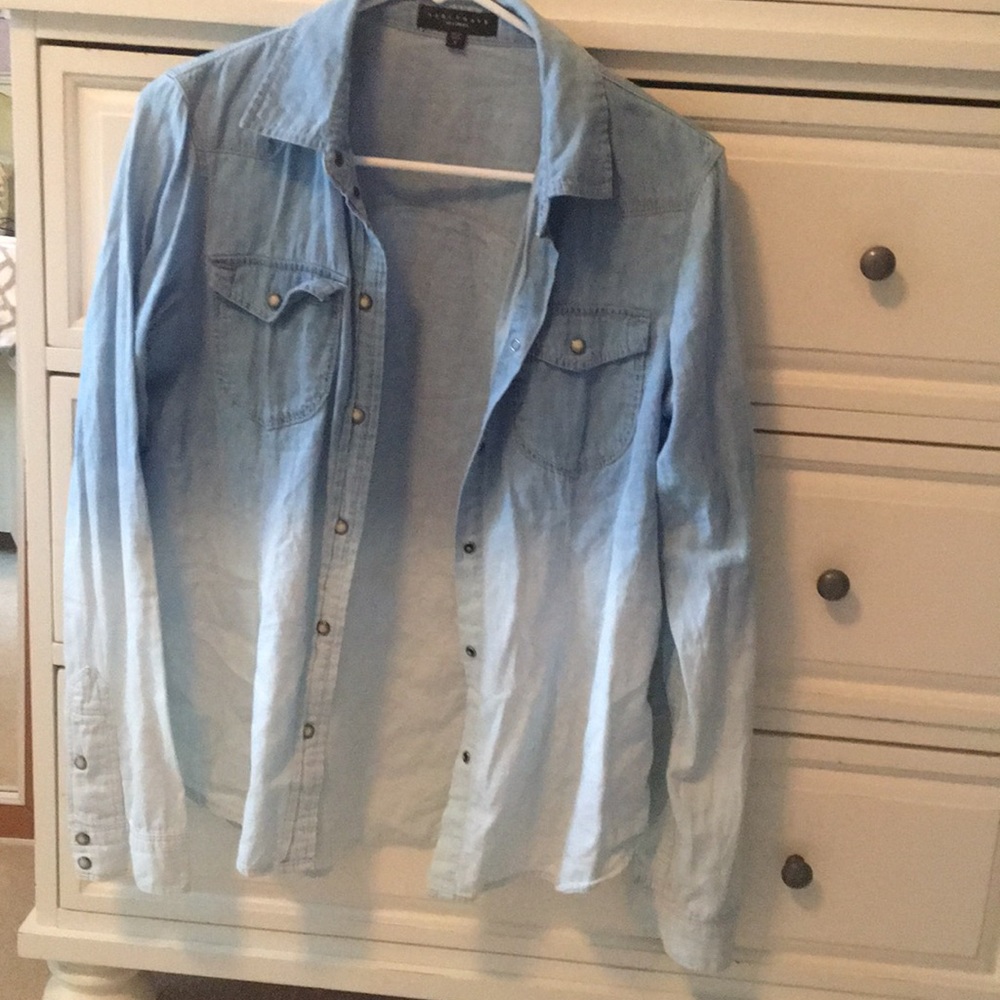 Ombre jean jacket